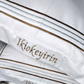 Cush Kira Gold Monogram Bedding Set